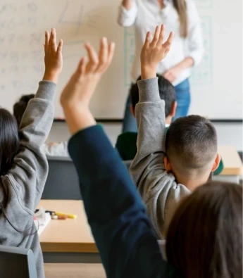 Aprendizado e convivência escolar.